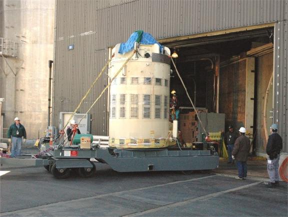 On-Site RCP Motor Transporter with large GE RCP motor