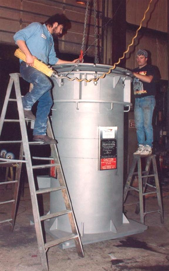 Shielded s/s Reactor Coolant Pump Rotating Element Container