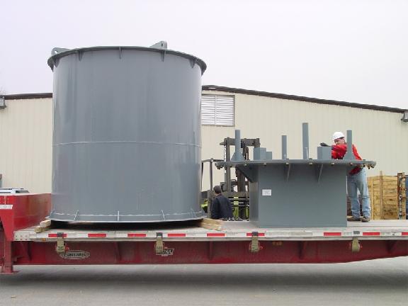 Shielded Base Steel RCP Rotating Element On-Site Storage & Handling Container